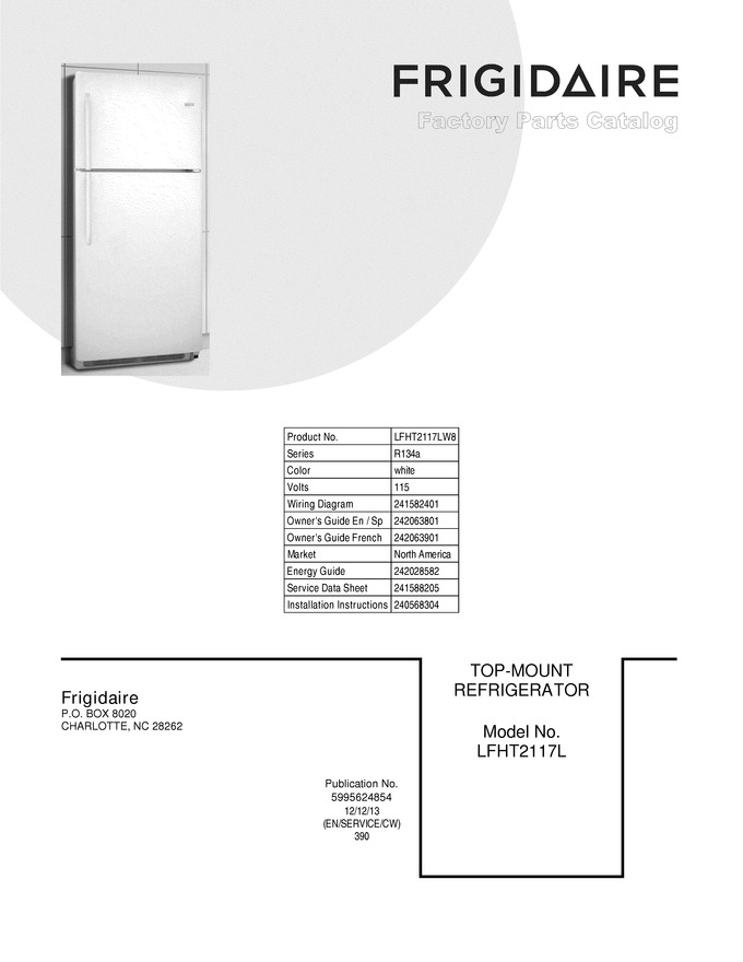 Diagram for LFHT2117LW8