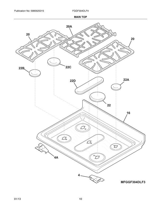 Diagram for FGGF304DLF4