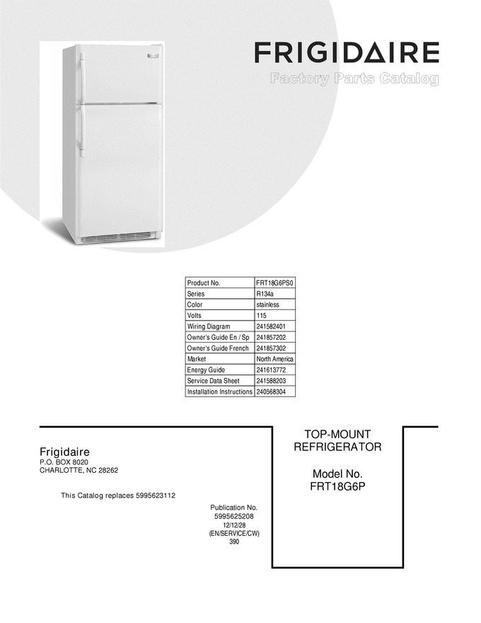 Diagram for FRT18G6PS0