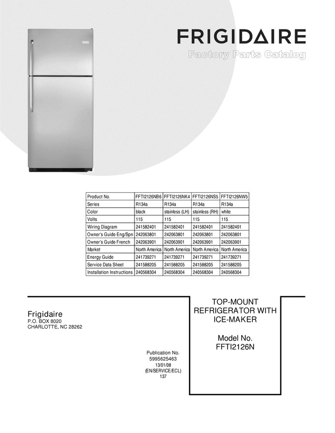 Diagram for FFTI2126NK4