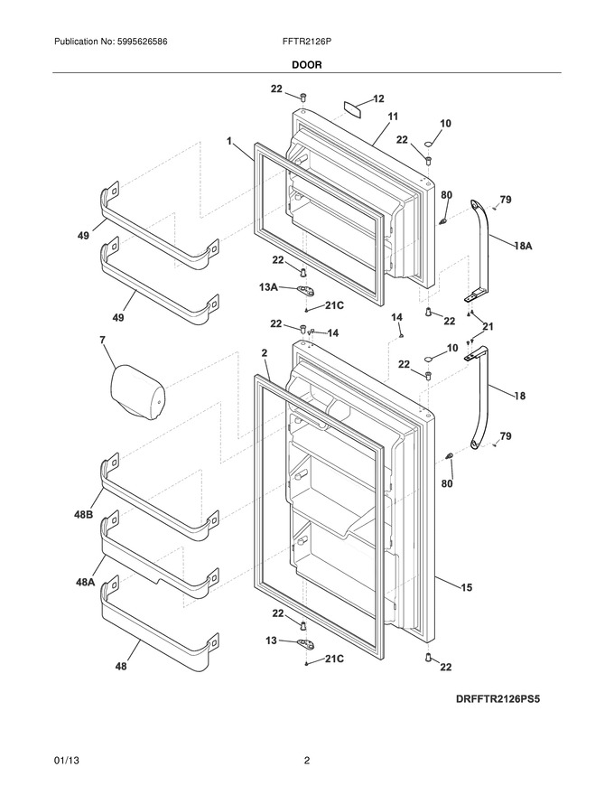 Diagram for FFTR2126PS5