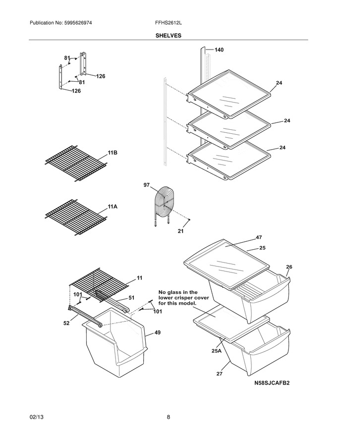 Diagram for FFHS2612LSD