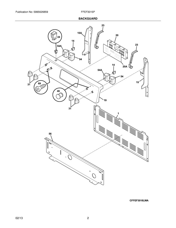 Diagram for FFEF3015PBA