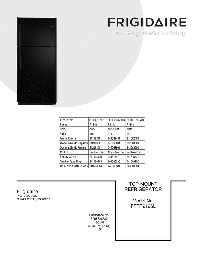 Diagram for FFTR2126LMD