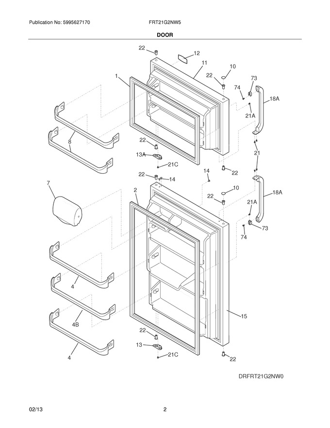 Diagram for FRT21G2NW5