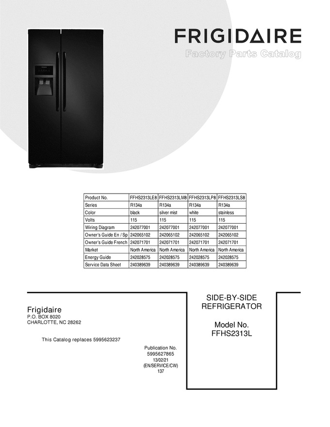 Diagram for FFHS2313LP8
