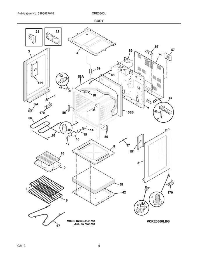 Diagram for CRE3860LWG