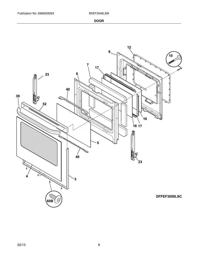 Diagram for BKEF3048LSM
