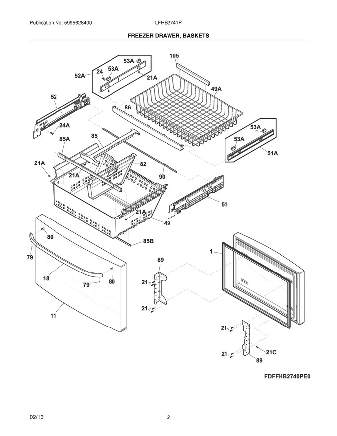 Diagram for LFHB2741PE0