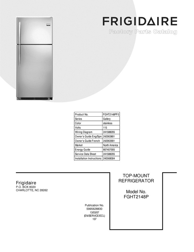 Diagram for FGHT2148PF0