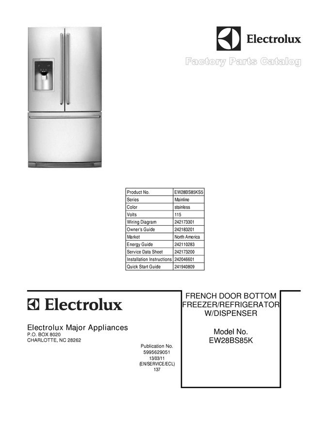 Diagram for EW28BS85KS5