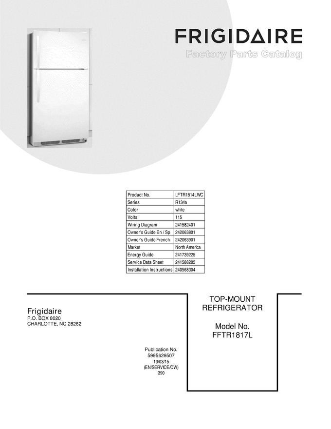 Diagram for LFTR1814LWC