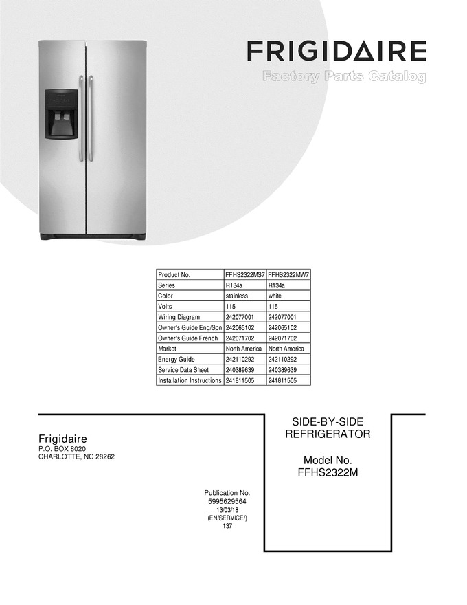 Diagram for FFHS2322MS7