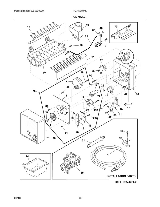Diagram for FGHN2844LEA