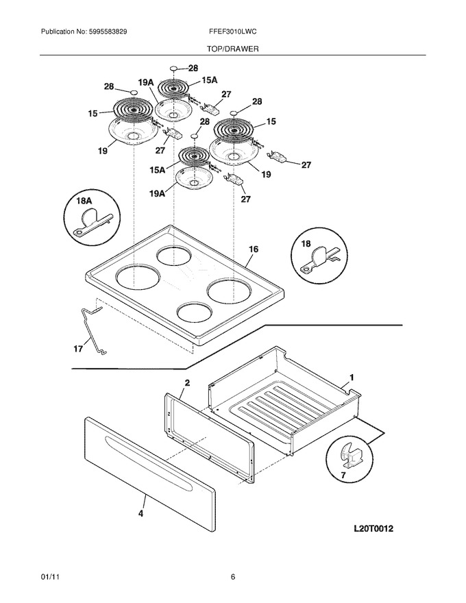Diagram for FFEF3010LWC