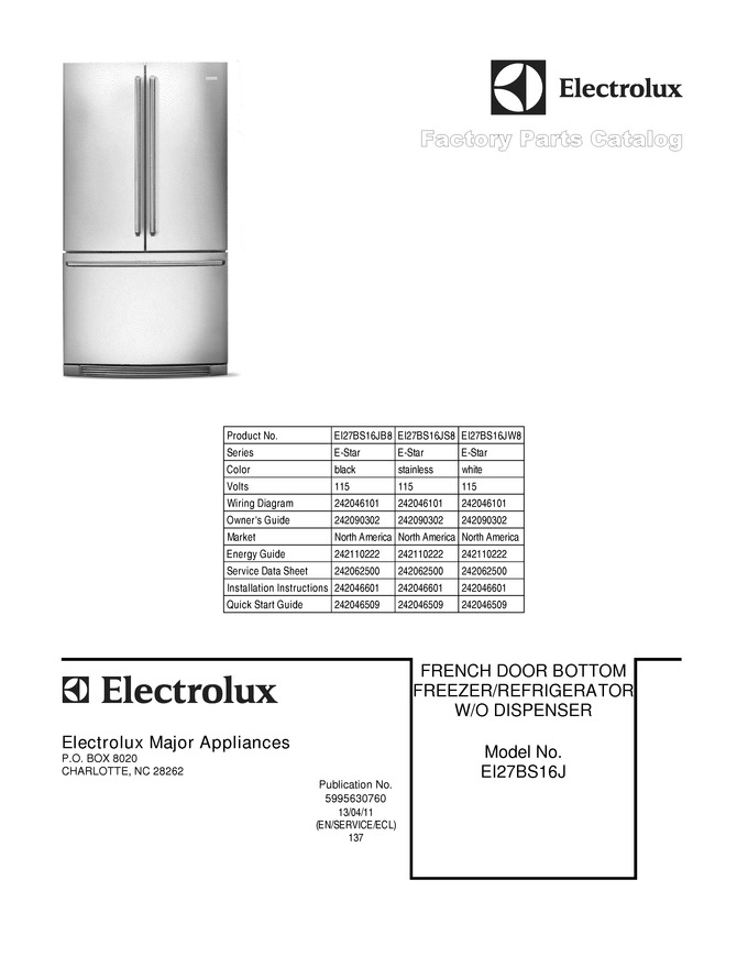 Diagram for EI27BS16JW8