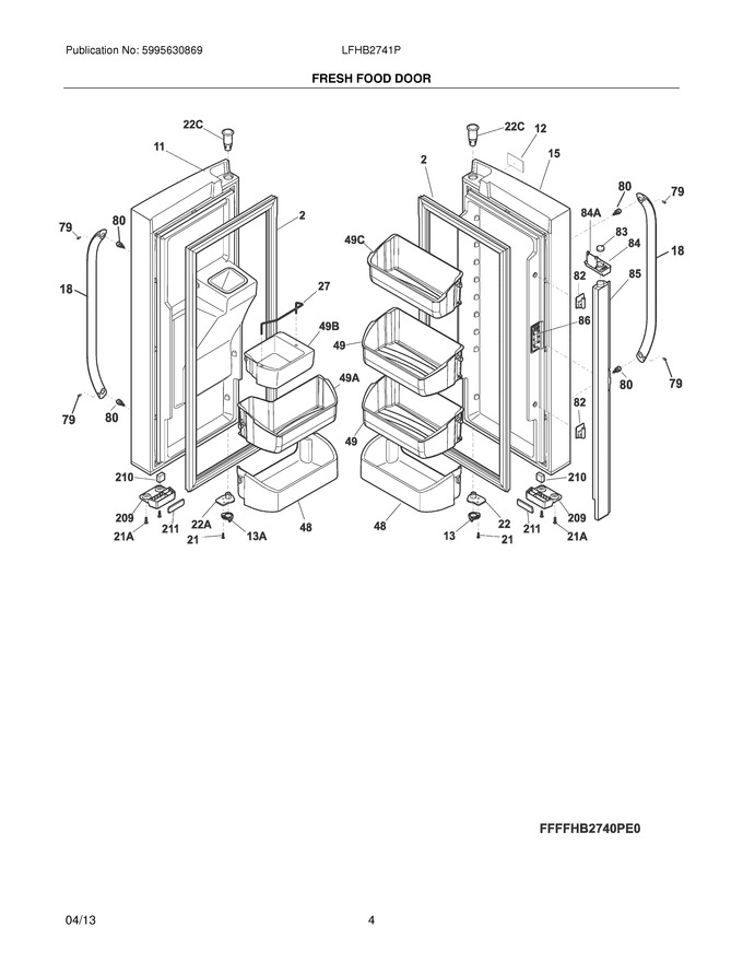 Diagram for LFHB2741PF1