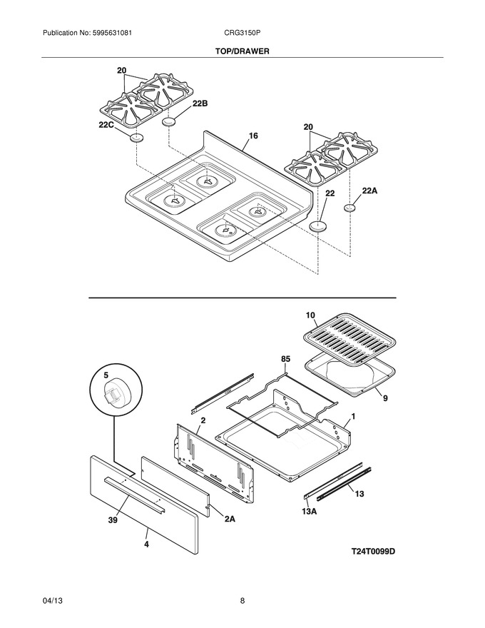 Diagram for CRG3150PBA