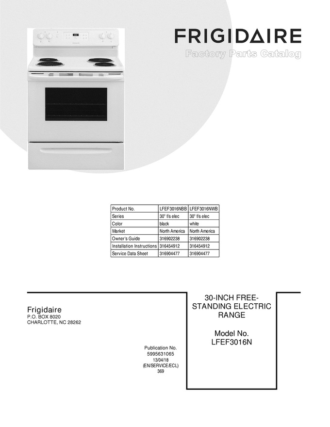 Diagram for LFEF3016NWB