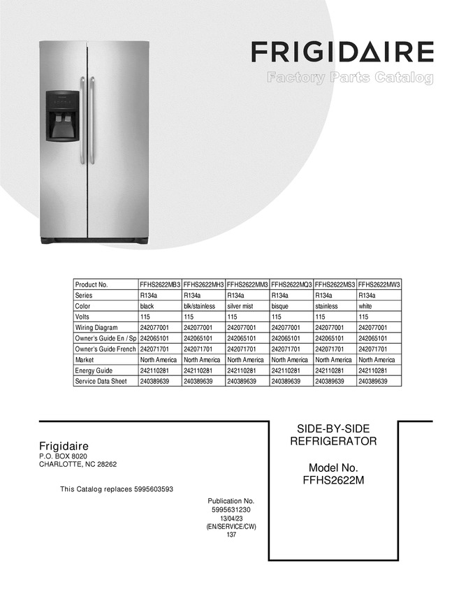 Diagram for FFHS2622MB3