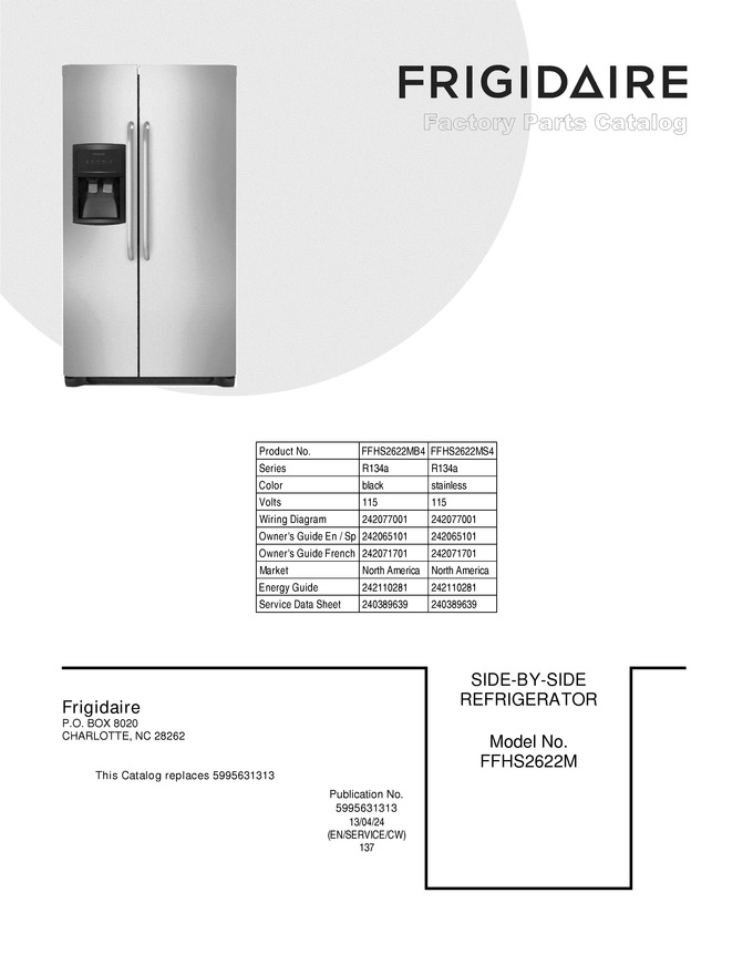 Diagram for FFHS2622MB4