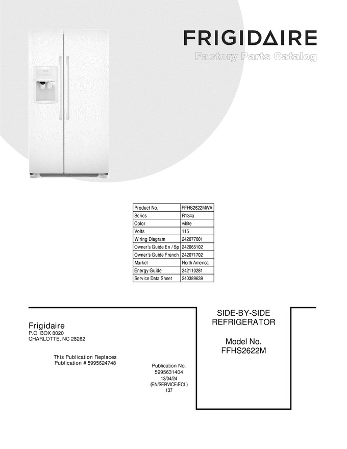 Diagram for FFHS2622MWA