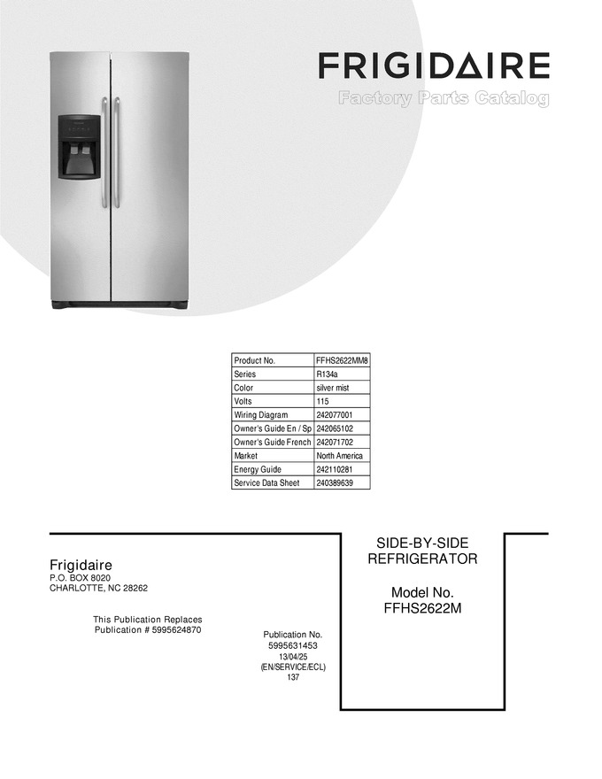 Diagram for FFHS2622MM8