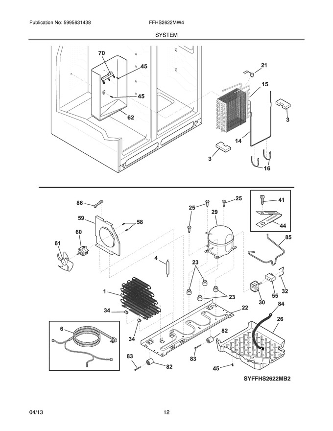 Diagram for FFHS2622MW4