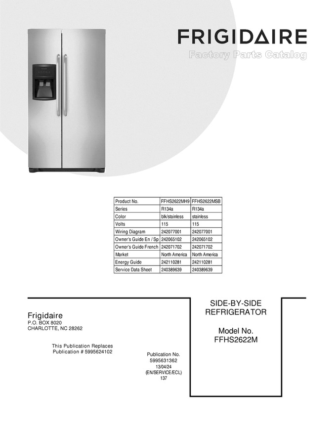 Diagram for FFHS2622MH9