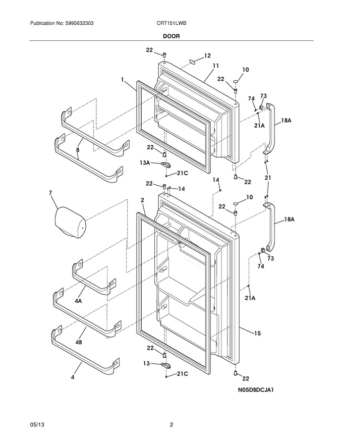 Diagram for CRT151LWB