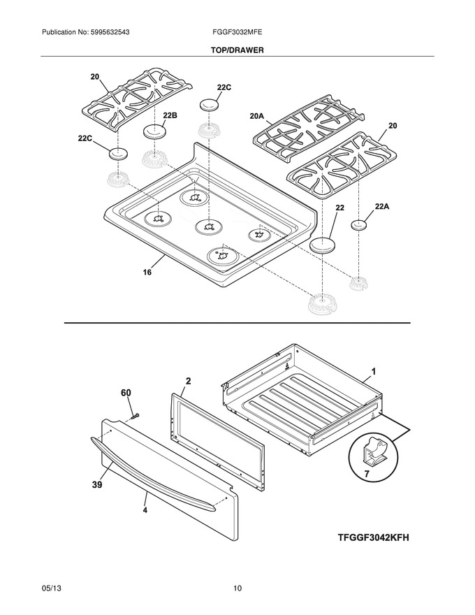 Diagram for FGGF3032MFE