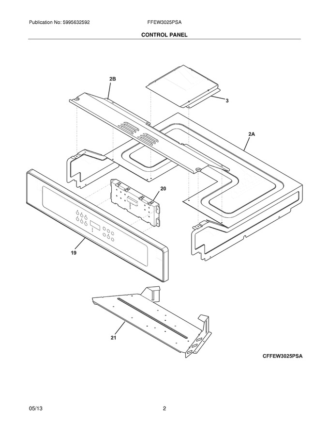 Diagram for FFEW3025PSA