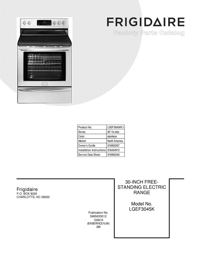Diagram for LGEF3045KFJ