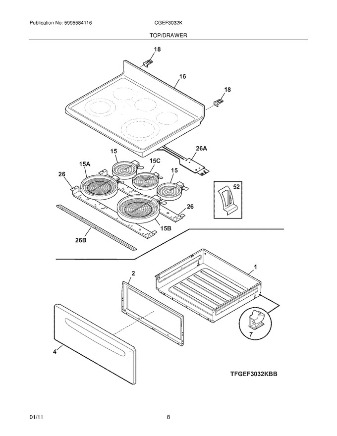 Diagram for CGEF3032KWD