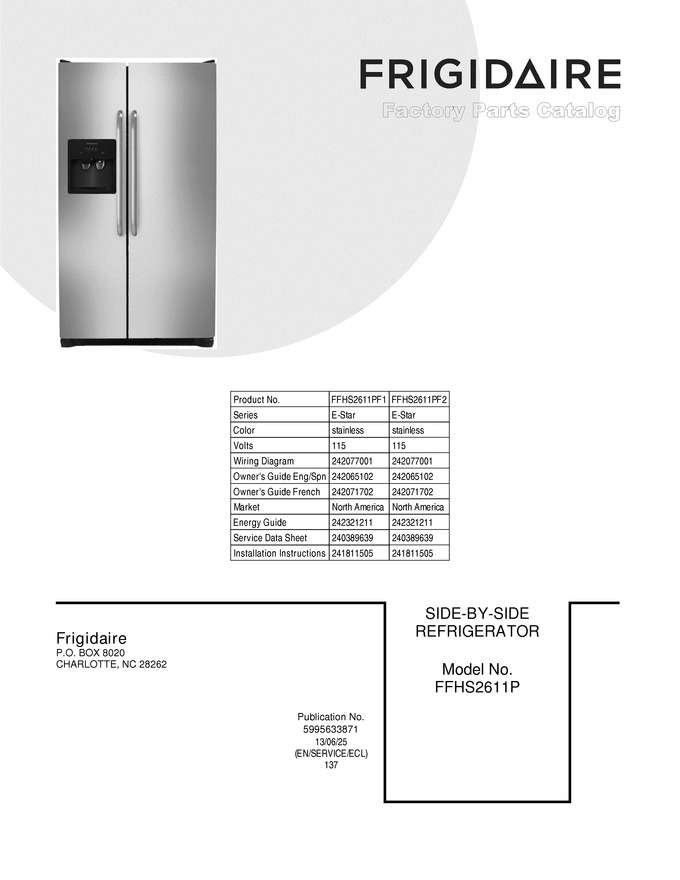 Diagram for FFHS2611PF2