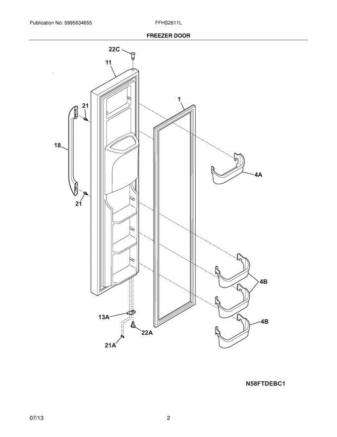 Diagram for FFHS2611LWB