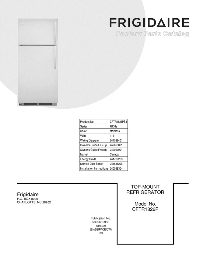 Diagram for CFTR1826PS4