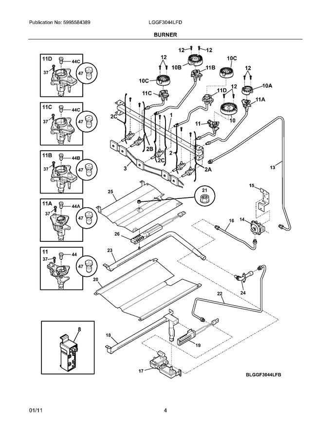 Diagram for LGGF3044LFD