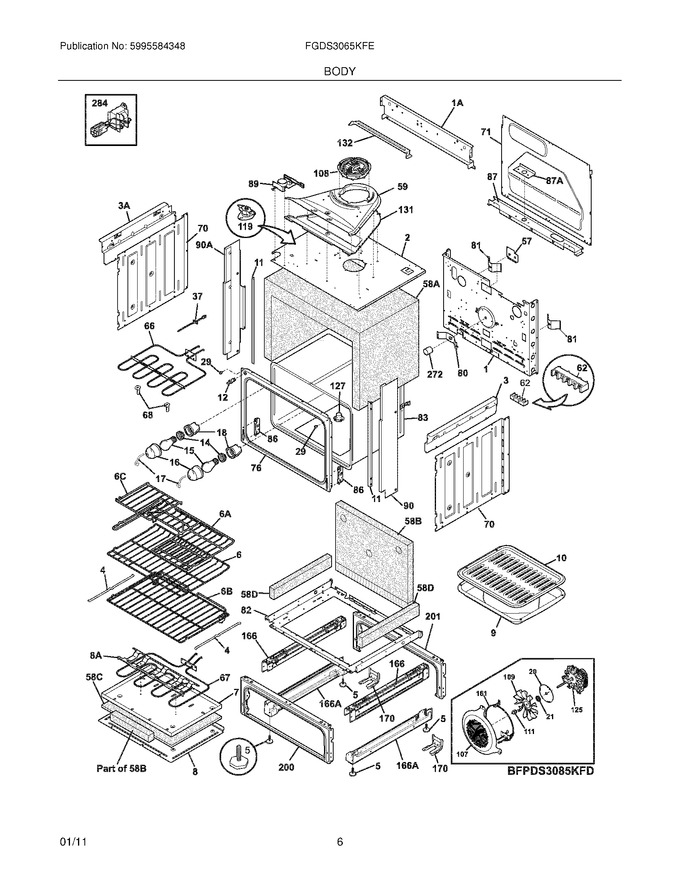 Diagram for FGDS3065KFE