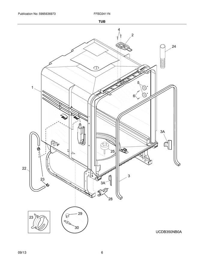 Diagram for FFBD2411NW1A