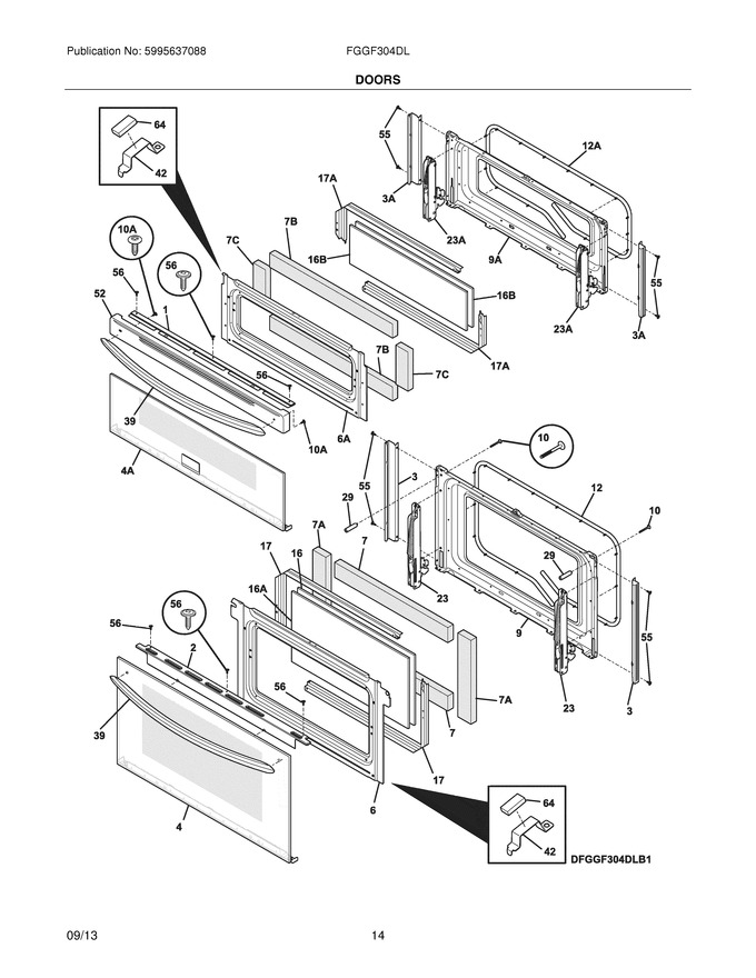 Diagram for FGGF304DLW4