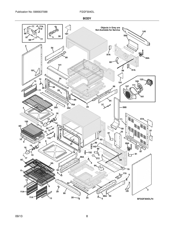 Diagram for FGGF304DLW4