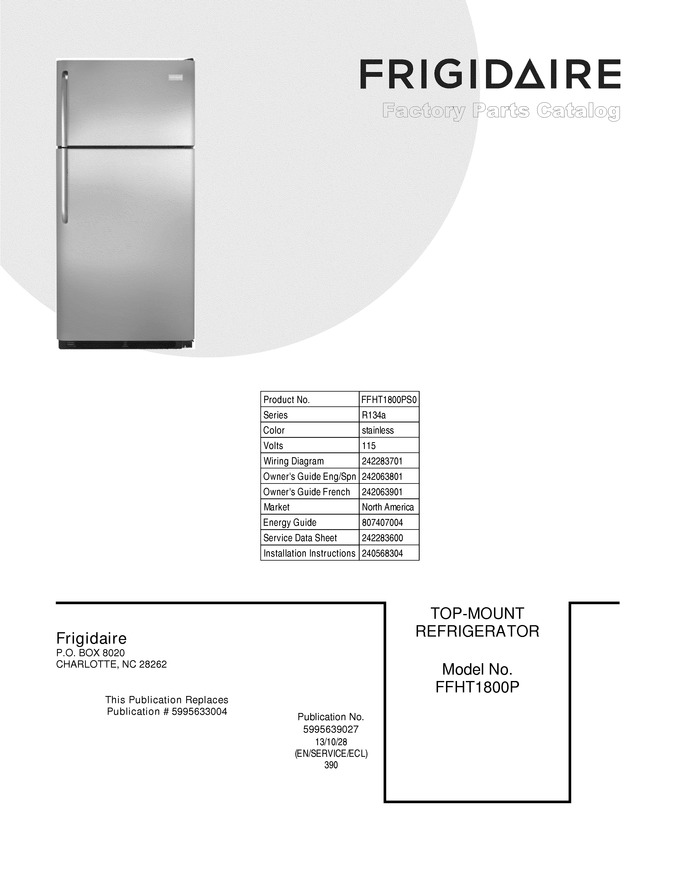 Diagram for FFHT1800PS0