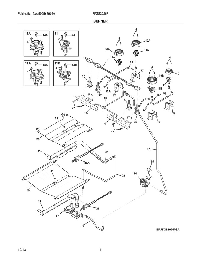Diagram for FFGS3025PBA