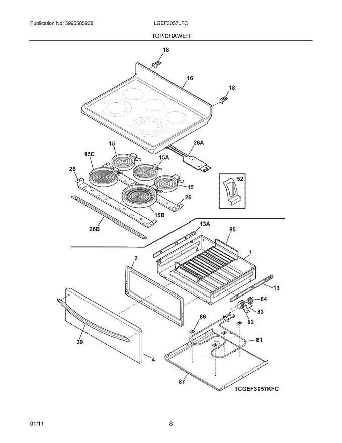 Diagram for LGEF3057LFC