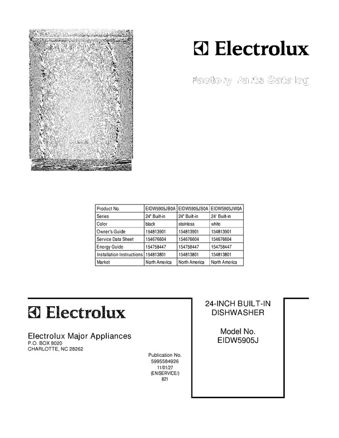 Diagram for EIDW5905JS0A