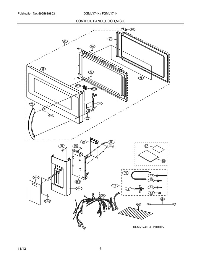 Diagram for DGMV174KFC