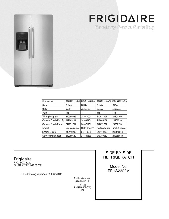 Diagram for FFHS2322MS6