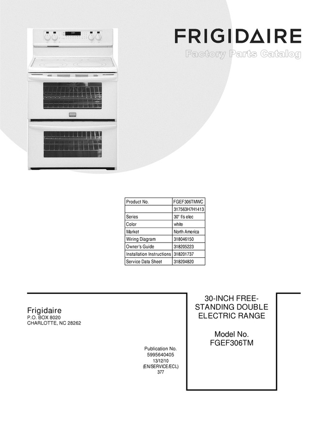 Diagram for FGEF306TMWC