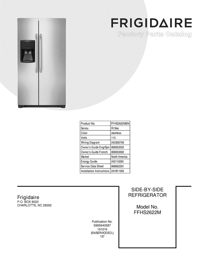 Diagram for FFHS2622MSN